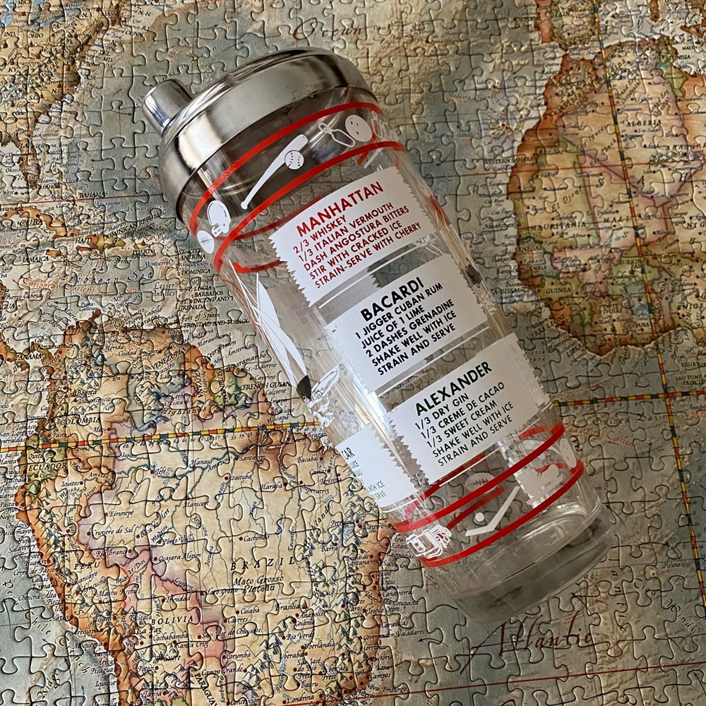 Vintage cocktail shaker